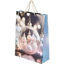 Пакет подарунковий новорічний Орнамент YY050927 Різнокольоровий (NY)