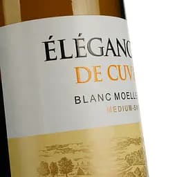 Вино Elegance de Cuvee Blanc Medium Sweet біле напівсолодке 0.75 л - мініатюра 3