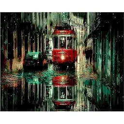 Картина за номерами ZiBi Art Line Трамвайчик 40х50 см (ZB.64186)