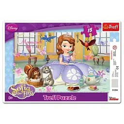 Пазл Trefl София Прекрасная Disney, 15 элементов (31204)