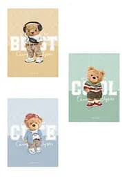 Комплект 3 шт загальних зошитів. Зошит Школярик А4 80 арк. у лінію 5235 4823088240801