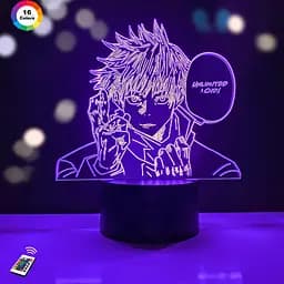 Нічник-світильник 3D Годжо Сатору 3DTOYSLAMP 20х16 см osv0001611