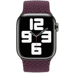 Ремінець CasePro Braided Solo Loop Dark Cherry Size M для Apple Watch 42mm/41mm/40mm/38mm - мініатюра 2