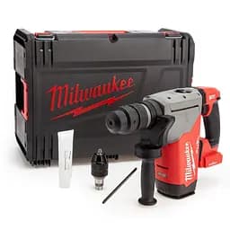 Перфоратор акумуляторний безщітковий SDS-PLUS MILWAUKEE, M18 ONEFHPX-0X, 5Дж (каркас, HDкейс) - мініатюра 3