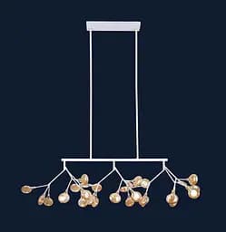 Люстра LED PETALinisoln Levistella 918LP264-27 WH+BR - мініатюра 2