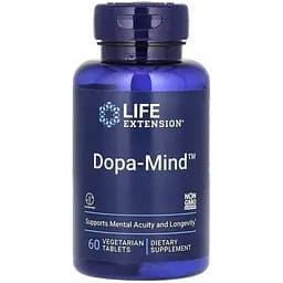 Экстракт дикого зеленого овса Life Extension Dopa-Mind, 60 вегатаблеток для повышения уровня дофамина в мозге