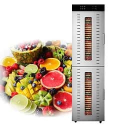 Дегідратор сушарка комерційний Food Dehydrator SS - 40H для овочів фруктів м'яса грибів 40 лотків 4000Вт - мініатюра 7
