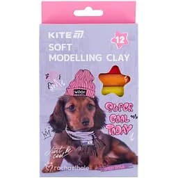 Пластилин восковой Kite Rachael Hale 12 цветов 200 г (R25-086)