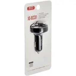 FM-трансмітер XO BCC01 Smart Bluetooth MP3 Car Charger Чорний - мініатюра 2