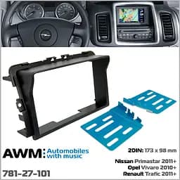 Перехідна рамка Opel Vivaro, Renault Trafic, Nissan Primastar AWM 781-27-101 - мініатюра 4