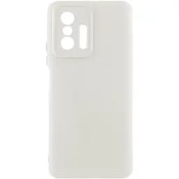 Чехол Silicone Cover Ummi Lakshmi Full Camera (AA) для Xiaomi 11T / 11T Pro Белый / White