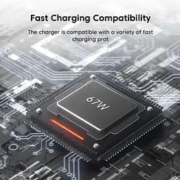 Зарядний пристрій Xiaomi 67W GaN Charger 3 виходи 2C1A (BHR7493EU) біле - мініатюра 5