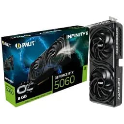 Відеокарта GeForce RTX 5060, Palit, Infinity 2 OC, 8Gb GDDR7, 128-bit, HDMI/3xDP, 2512/28000 MHz, 8-pin (NE75060V19P1-GB2063L) - мініатюра 5