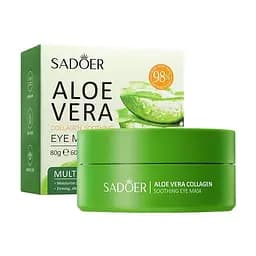 Гідрогелеві патчі Sadoer для очей з алое та колагеном Aloe Collagen Soothing Eye Mask