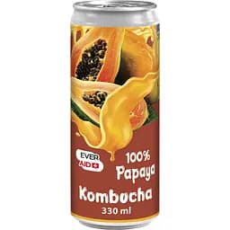 Комбуча Ever Aid Papaya 100% 0.33 л