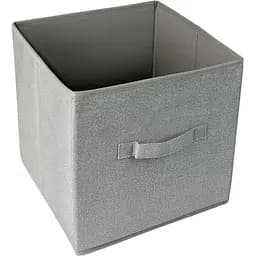 Ящик для зберігання МВМ My Home текстильний, 280x280x280 мм, сірий (TH-08 GRAY)