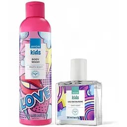Дитячий парфумерно-косметичний набір Avon Love (sh/gel/200 мл + cologne/30 мл) (158511445)