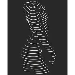 Картина за номерами "Звабливий силует" Art Craft 10117-AC 40х50 см