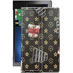 Чохол StatusCASE з екошкіри для планшету Insignia NS-P11W7100 Луі-Вітон-коричневий