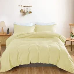 Наволочка MirSon Satin Light Pro 10-014 Soft yellow 45х45 см (2200010175790) - мініатюра 2