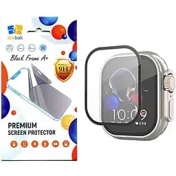 Скло захисне Drobak Apple Watch Ultra 2 49mm Black Frame A+ (323209)
