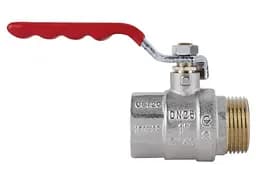 Кран кульовий Thermo Alliance Standart 1" ВЗ прямий, PN40, важіль SD605NW25PN40 - мініатюра 2
