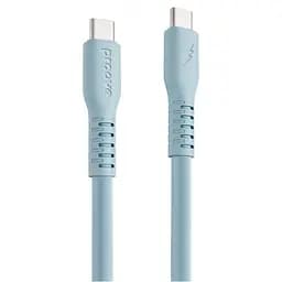 Кабель Proove Eternal Type-C to Type-C 60W (2m) light blue (CCET60002228)