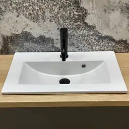 Умивальник VBI Teora 60 white врізний VBI-018051, Білий - мініатюра 3