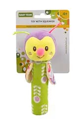 Игрушка-пищалка Baby Team Пчелка, зеленая (8500_Пчелка_зеленая)