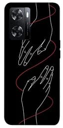 Чохол Demsky Плетення рук для Oppo A57s