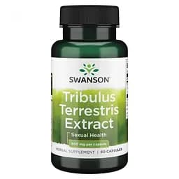 Бустер тестостерону Swanson Tribulus Terrestris Extract 500 мг 60 капс (1086-100-45-3657047-20)
