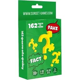 Гра для компаній Sunset Games 162 факти чи фейки? 54 картки)