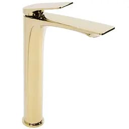 Смеситель для умывальника Rea Avalon gold высокий REA-B1127 Золотой