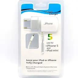 Мережевий зарядний пристрій TC E250 1A/Lightning