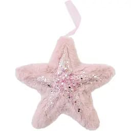 Зірка Yes! Fun пухнаста з декором 16x16 см рожева (973538)