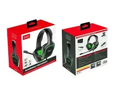 Дротова гарнітура iPega Gaming PG-R006G, 3.5mm, Noice Reduction, black-green - мініатюра 5