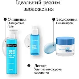 Зволожувальний нічний крем для обличчя Neutrogena Hydro Boost 50 мл (90767100) - мініатюра 8