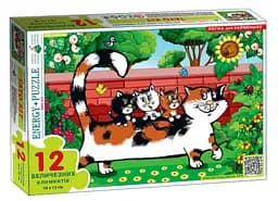 Гра-пазл Энергия+ Папа Кот, 12 элементов