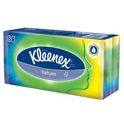 Уцінка. Набір носовички Kleenex Balsam 72 шт. (8 упаковок по 9 шт.)