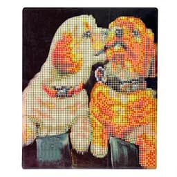 Алмазна мозаїка Красунчики 189034 картон, неповна викладка 21х25 см