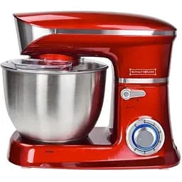 Тістоміс планетарний Royalty Line PKM-1900.7 1900 Вт 6.5 л 6 швидкостей чаша нержавіюча сталь червоний
