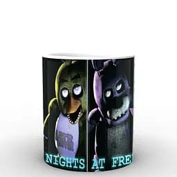 Кухоль GeekLand Five Nights At Freddys П'ять ночей з Фредді постер FN.02.008.384 330 мл білий