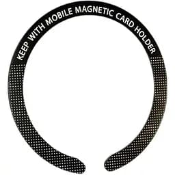 Стальная пластина DK для MagSafe Ring Letter на скотче (Кольцо С/black)