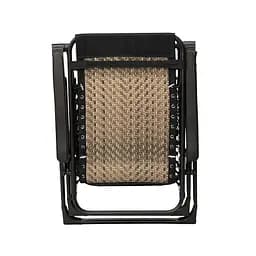Розкладне крісло шезлонг LEOBRO Zero Gravity Premium Grey Rattan (LB-ZGC-G2-RG) - мініатюра 4
