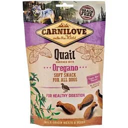 Ласощі для собак Carnilove Quail with Oregano 200 г (для чутливого травлення)