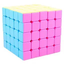 Кубик YJ 5х5 Рожевий без наліпок (YJ8322Stpink)