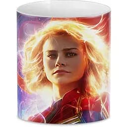 Кухоль GeekLand Капітан Марвел Captain Marvel CМ.02.06 330 мл білий
