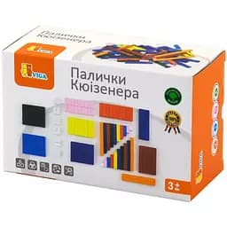 Навчальний набір Viga Toys Палички Кюїзенера 51765 Різнокольоровий