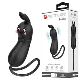 Вібростимулятор Pretty Love Rosalie Vibro Stimulator Black