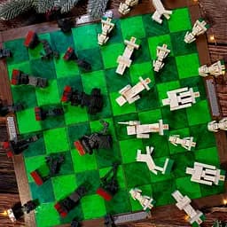 Шахи Noble Collection Minecraft Overworld Heroes vs. Hostile Mobs - мініатюра 8